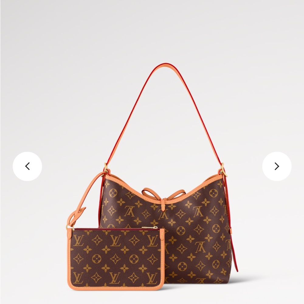 NWT AUTHENTIC LOUIS VUITTON CARRYALL PM SHOULDER BAG - Picture 7 of 11